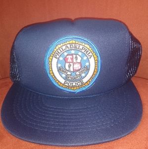 VTG Philadelphia Police Department Embroidered Mesh Trucker Snapback Ball Cap